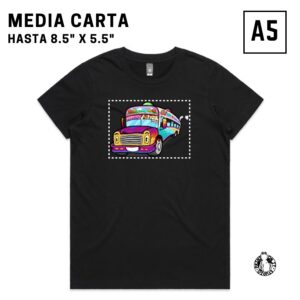 Camiseta personalizada con estampado A5