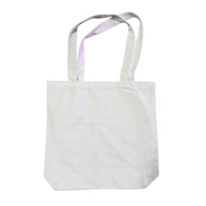 Tote bag de algodón blanco para estampar – 17″ x 18″ x 4″
