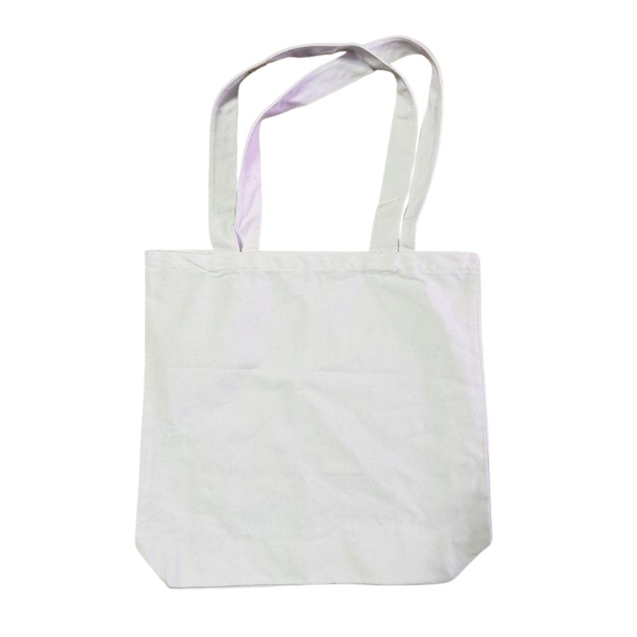 Tote bag de algodón blanco para estampar – 17″ x 18″ x 4″