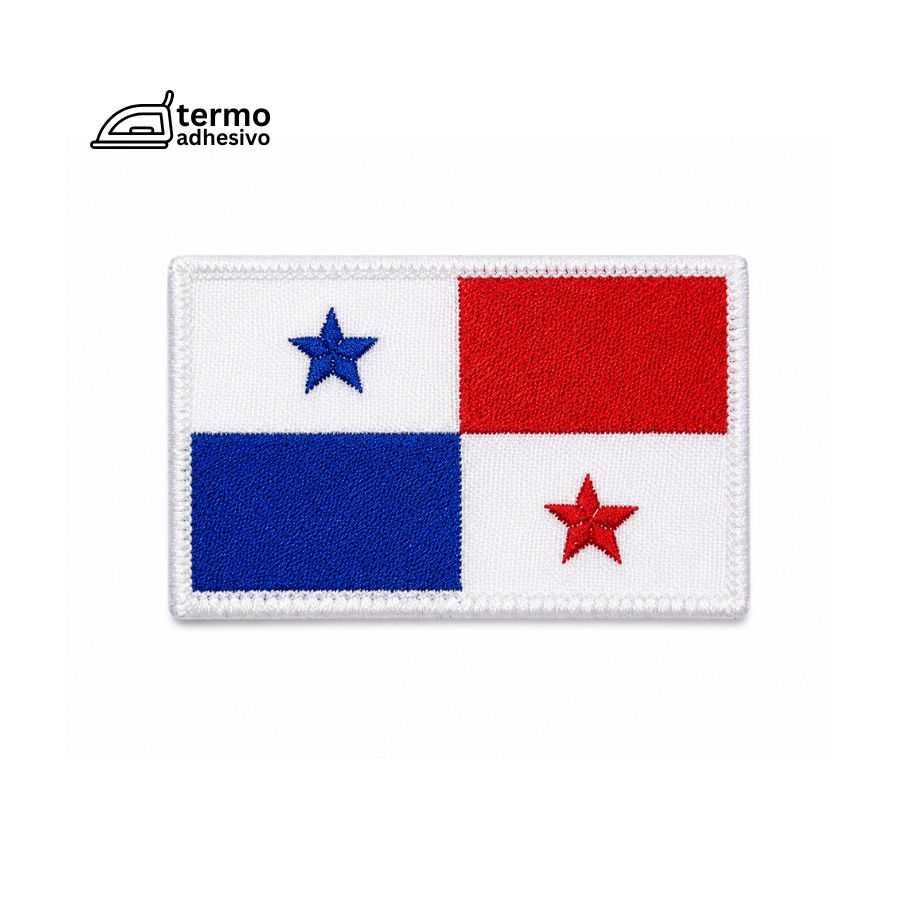 Parche termoadhesivo 2.5" Bandera de Panamá